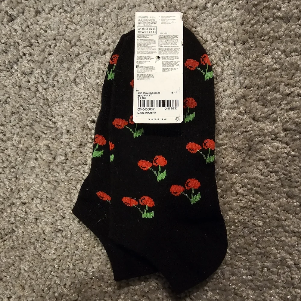 Forever 21 cherry socks